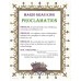 8 1/2 x 11 Mardi Gras Rolled Scroll Proclamation